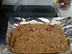 chewy granola pan