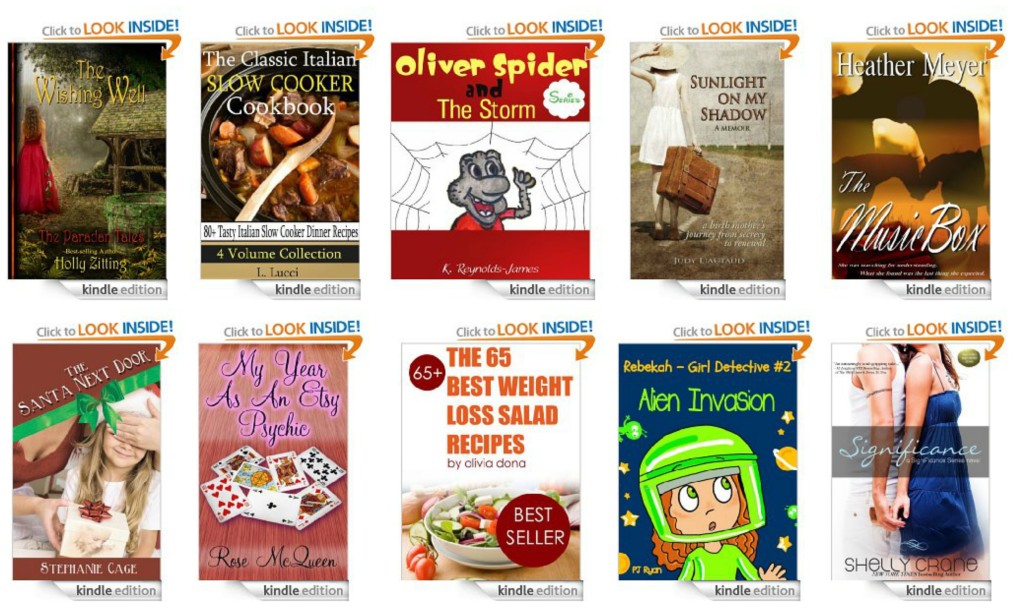 10 Free Kindle Books 10-19-13