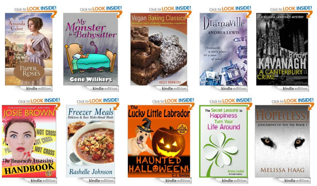 10 Free Kindle Books 10-9-13