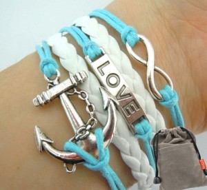 blue love bracelet