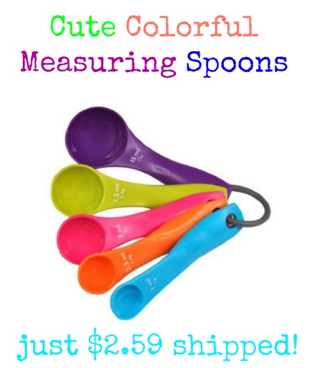 Cute Measuring Spoons just $2.59 shipped - Living Chic Mom