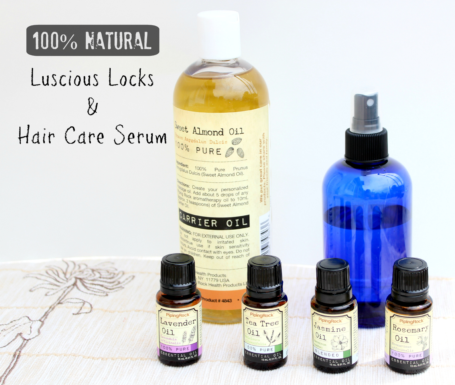 100% Natural Luscious Locks and Healthy Hair Serum Recipe - Living Chic Mom