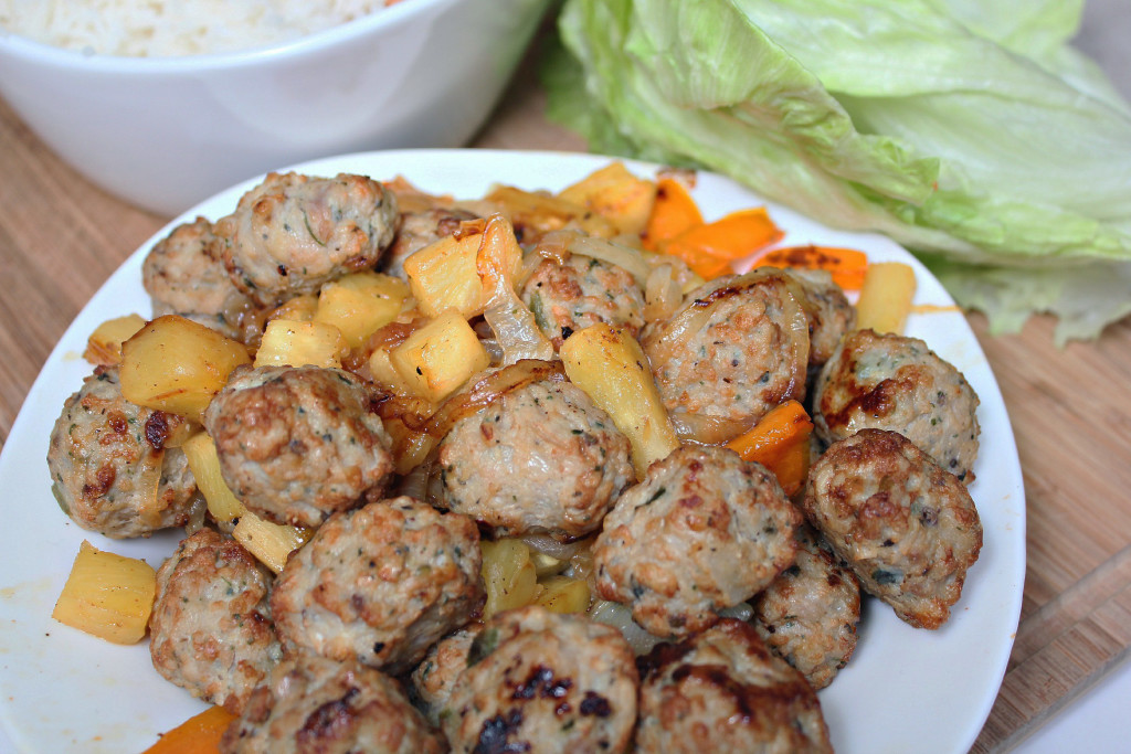 Pineapple and Chicken Meatballs ps