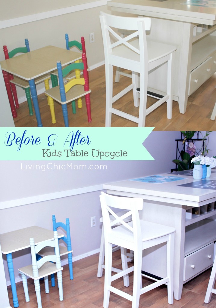 kids table before and after 2
