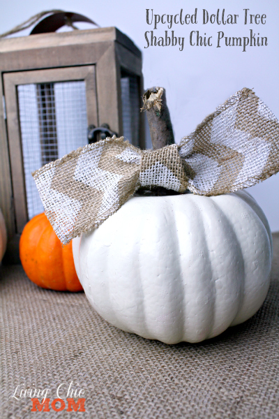 DIY Pumpkin Using A Dollar Tree Candy Container - The Shabby Tree