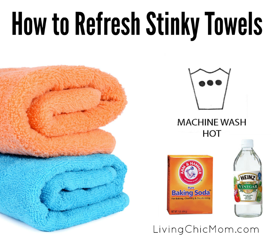 How to get rid of smelly kitchen towels, Kitchen towel cleaning tips