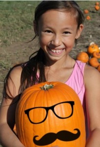 Printable Mustache Pumpkin Carving Template - Living Chic Mom