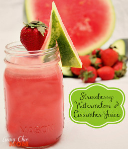 Strawberry, Watermelon and Cucumber Juice #Recipe! Delicious and ...